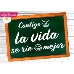 Tarjetita Pizarra · P-03