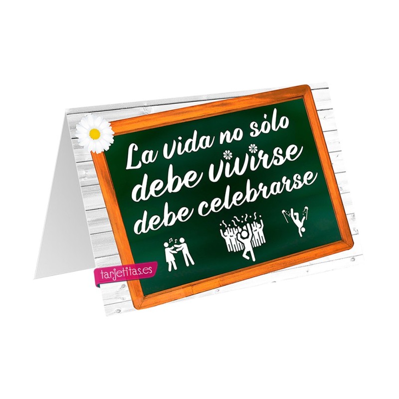 Tarjetita Pizarra · P-05
